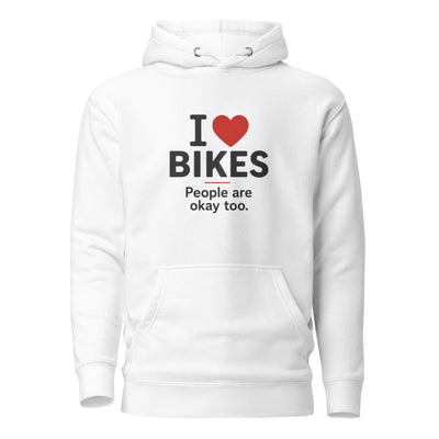 I Love Bikes Unisex Hoodie