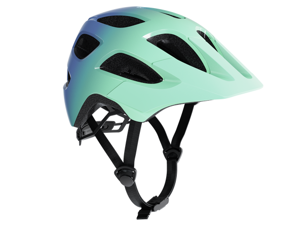 Trek Tyro helmet — Aloha Green/UltraViolet