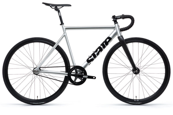 State Bicycle Co. 49 6061 Single Speed — Silver