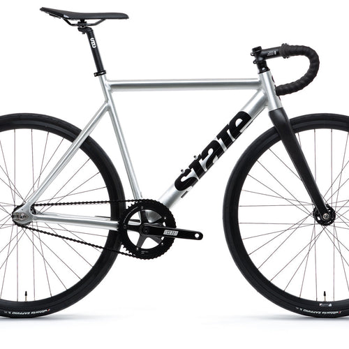 State Bicycle Co. 49 6061 Single Speed — Silver