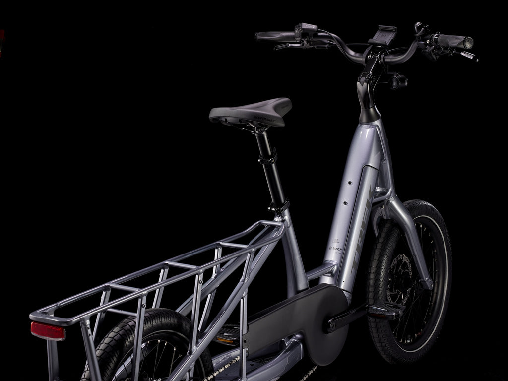 Trek Fetch+ 2 electric cargo bike, Galactic Grey