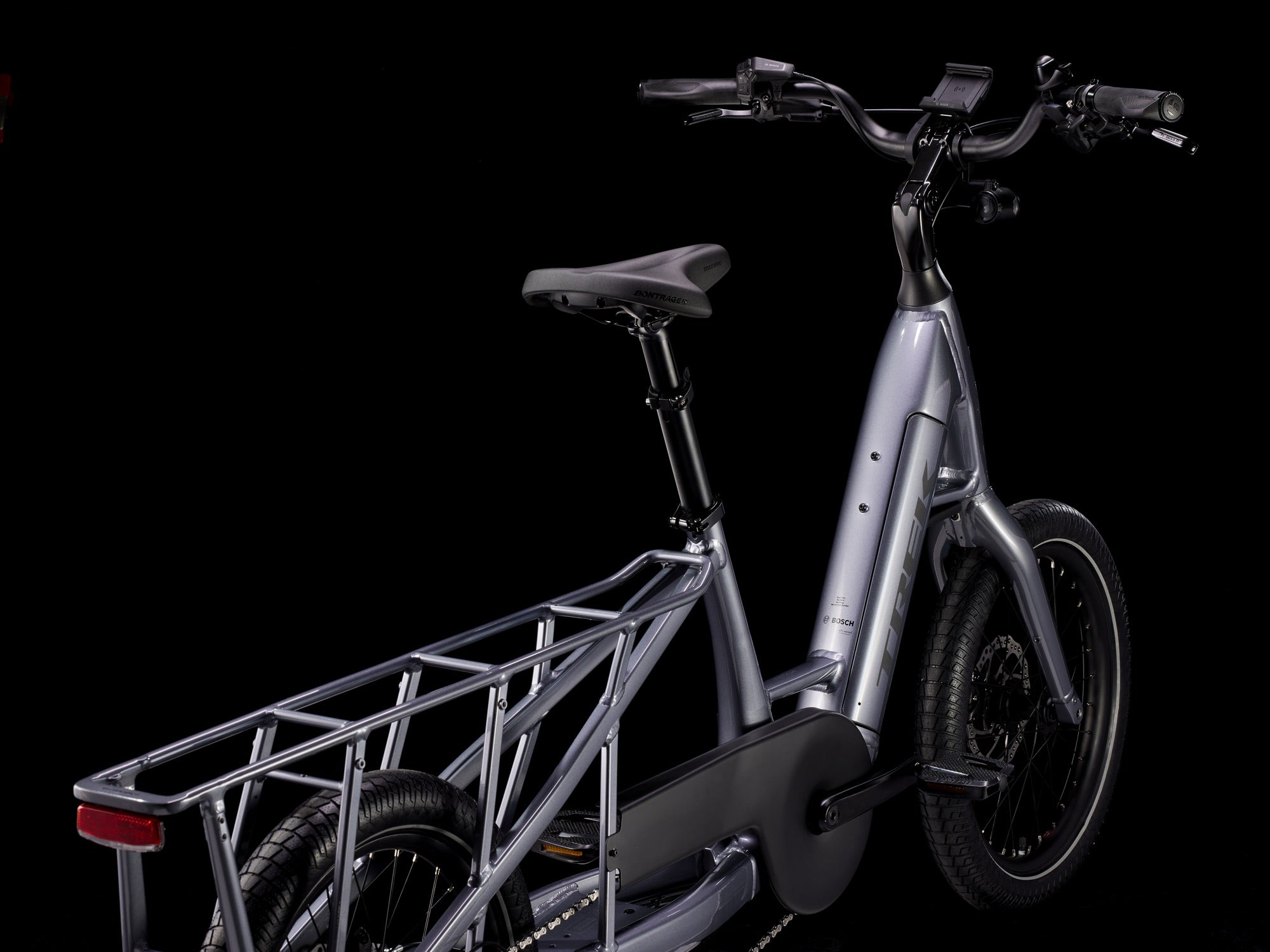 Trek Fetch+ 2 electric cargo bike, Galactic Grey