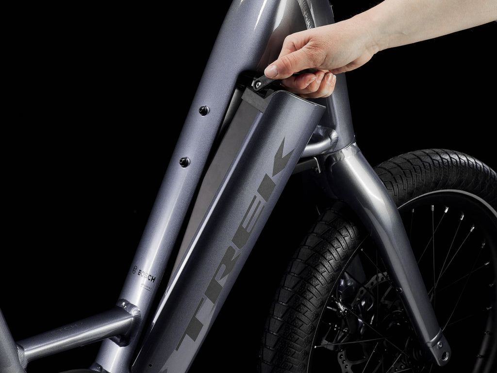Trek Fetch+ 2 electric cargo bike, Galactic Grey
