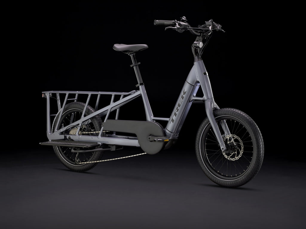 Trek Fetch+ 2 electric cargo bike, Galactic Grey