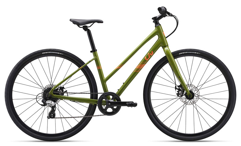 Liv Alight 4 Step-Thru Disc — XS, Dried Matcha