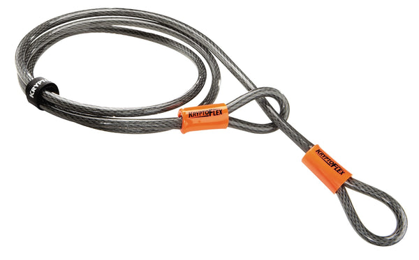 Kryptonite KryptoFlex 710 DoubleLoop Cable Black/Orange