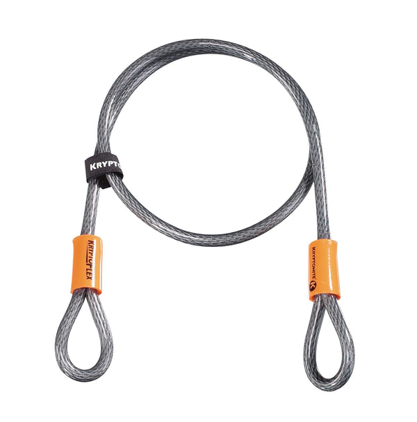 Kryptonite KryptoFlex 410 DoubleLoop Cable Black/Orange