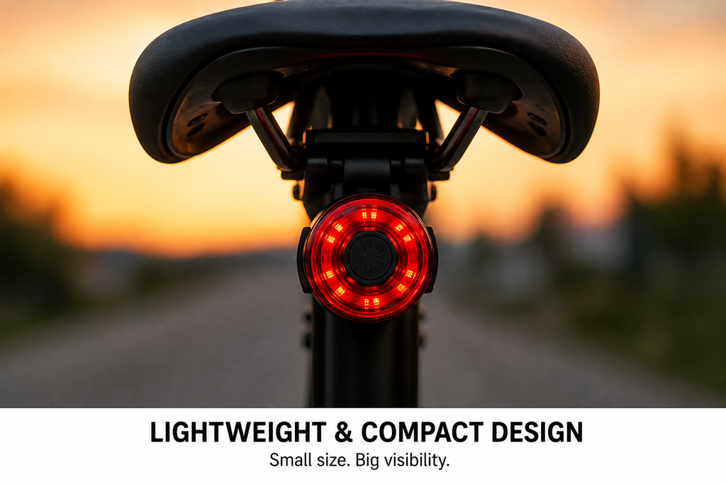 Intelligent Sensing LED Bicycle Tail Light