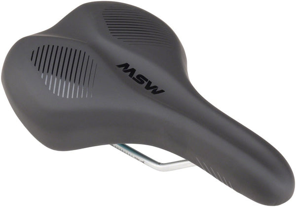 MSW SDL-173 Spin fitness bicycle saddle in black
