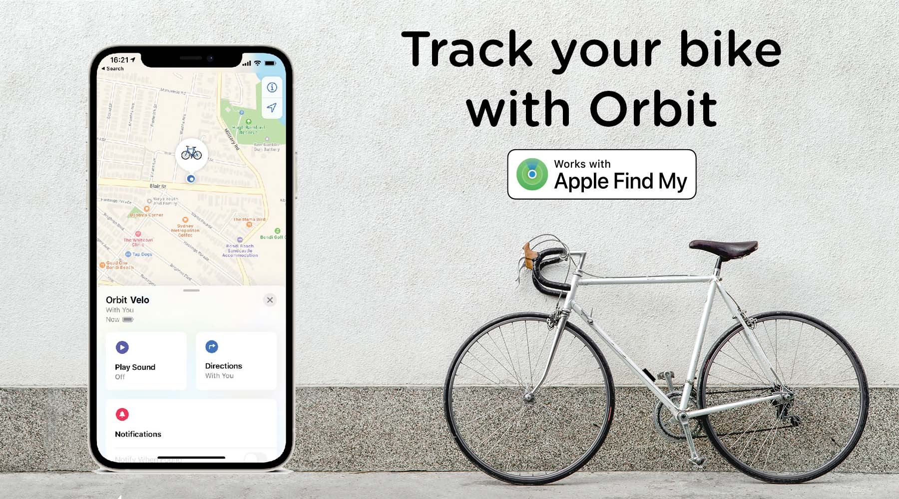 ORBIT VELO BIKE TRACKER