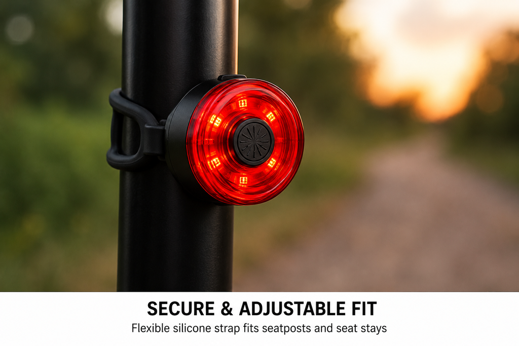 Intelligent Sensing LED Bicycle Tail Light