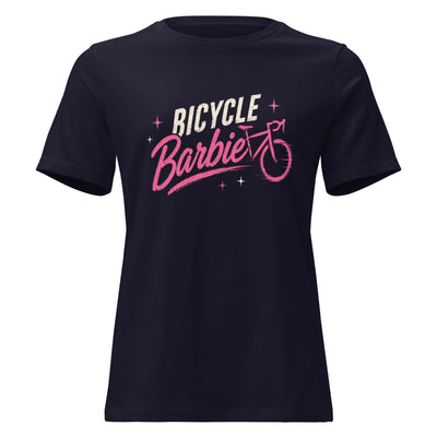 Bicycle Barbie Freewheeler Women's Relaxed T-Shirt